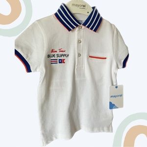 Toddler boy short sleeve polo size 2 BNWT